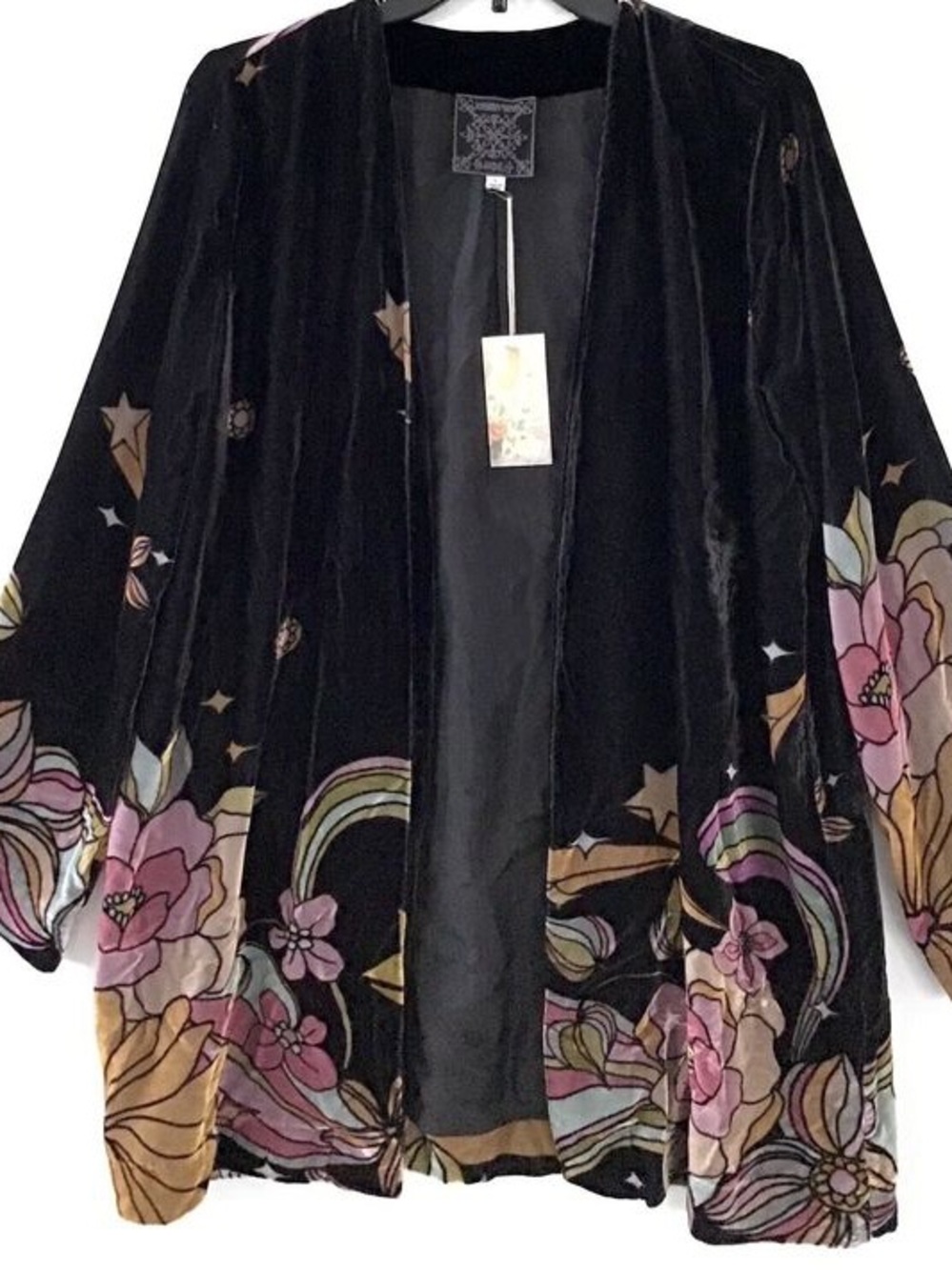 Johnny Was Andy Velvet Kimono Jacket NWT - Picture 2 of 14
